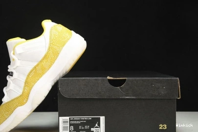 11 “Yellow Air Jordan AH7860-107 Low Snakeskin” 0901